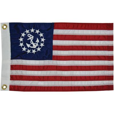 SEWN NYLON U.S. YACHT ENSIGNS