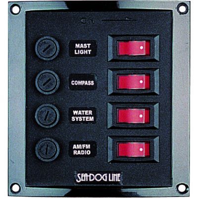 SEADOG VERTICAL 4-GANG PANEL