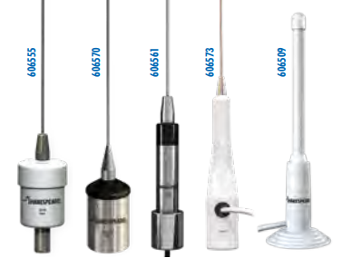 Shakespeare Classic Whip and Classic Sailboat VHF Antennas