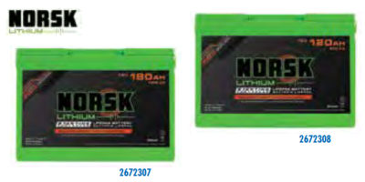 Norsk Lithium Iron Phosphate (LiFePo4) Emergency Start Reserve Batteries