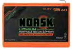 Norsk Lithium Iron Phosphate (LiFePo4) 12.8V Battery