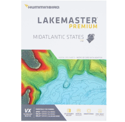 Humminbird LakeMaster® Premium Digital GPS Maps (VX Technology)