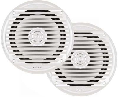 Jensen 6.5” Waterproof Coaxial Speakers White Sold Per Pair