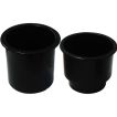 RECESSED CUP HOLDER WITH DRAIN