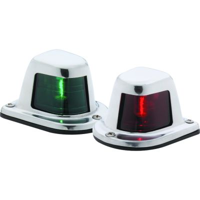 1-MILE STAINLESS STEEL SIDELIGHTS, RED/GREEN