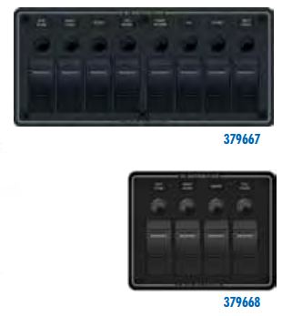 Blue Sea Contura Water Resistant Circuit Breaker Panels