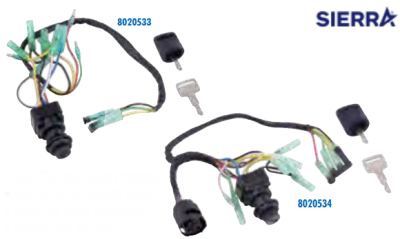 Sierra Ignition Switches for Yamaha - Push to Choke