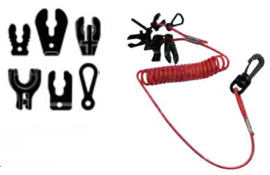Marpac Kill Switch Lanyard with Six Keys