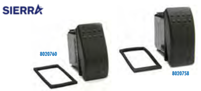 Sierra Illuminated Weather Resistant Contoura® II Rocker Switches