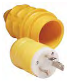 Marinco Male Locking Plug with Cover