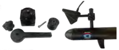 Transducer Shield & Saver Trolling Motor Shaft Mount