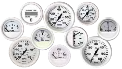 Faria Dress White Gauges