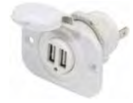 Blue Sea Dual USB 2.1A Charger White