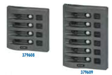 Blue Sea WeatherDeck™ Waterproof Circuit Breaker Panels