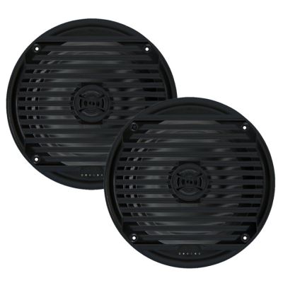 Jensen 6.5” Waterproof Coaxial Speakers Black Sold Per Pair