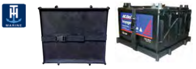 T-H Marine Dual Battery Holder Tray 13-5/8” L x 12” W
