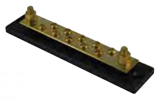Marpac Terminal Junction Block with Solid Brass Bus Bar  10 Gang