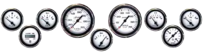 Marpac Elite Domed Gauges with Stainless Bezel
