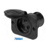 Marinco 3-Wire 70A Charging/Trolling System TROLLING MOTOR RECEPTACLE