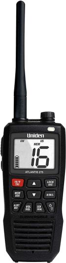 Uniden Atlantis 275 Handheld Floating VHF Marine Radio