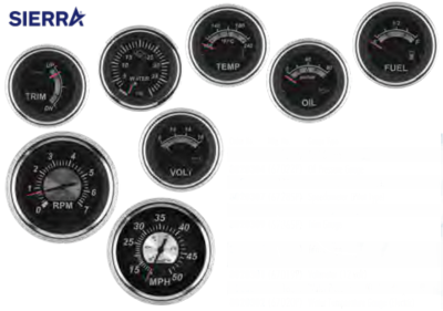 Sierra Black Sterling Gauges