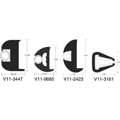 FLEXIBLE VINYL RUB RAIL