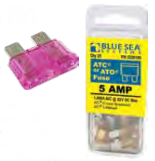 Blue Sea ATO / ATC Plug-In Fuses 25 PER PACKAGE