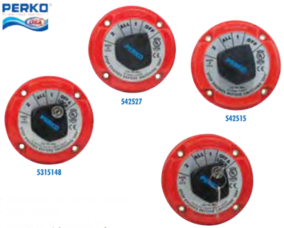 Perko Medium Duty Battery Selector Switches