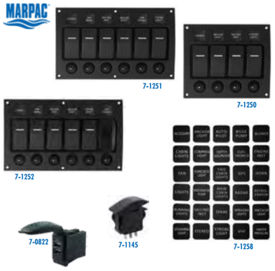 Marpac Water Resistant Curved Switch Panels