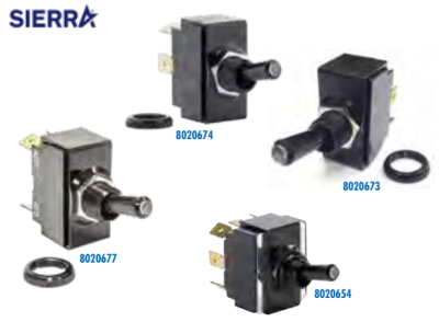 Sierra Tip Lit Toggle Switches