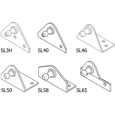 GAS SPRING MOUNTING BRACKET