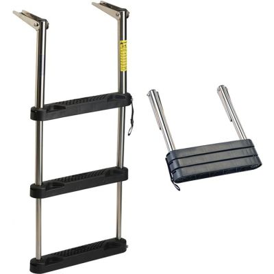 OVER PLATFORM TELESCOPING LADDER