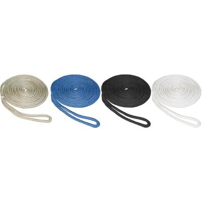 PRE-SPLICED DOUBLE BRAID NYLON DOCK LINE