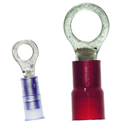 INSULATED RING TERMINALS CRIMP STYLE