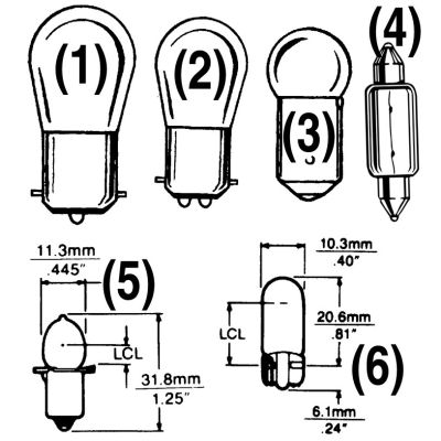 LIGHT BULBS FOR MARINE USE