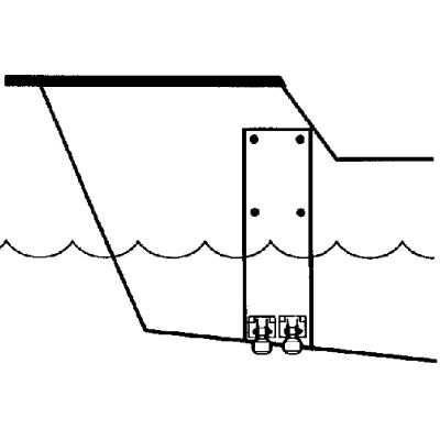 RigRite Vertical Transducer Mounting Plates