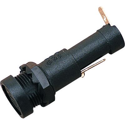 ROUND FUSE HOLDER WITH FLUSH CAP