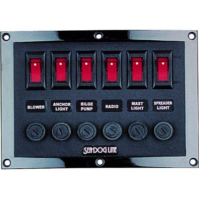 SEADOG HORIZONTAL 6-GANG PANEL