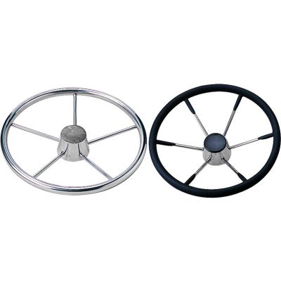 SEADOG STAINLESS STEEL DESTROYER TYPE STEERING WHEELS