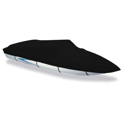 Semi Custom Cover for v-hull center console fishing boat with high bow rails 17'6