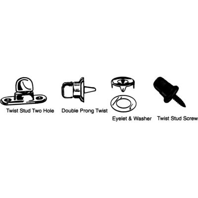 TWIST & CURTAIN FASTENERS